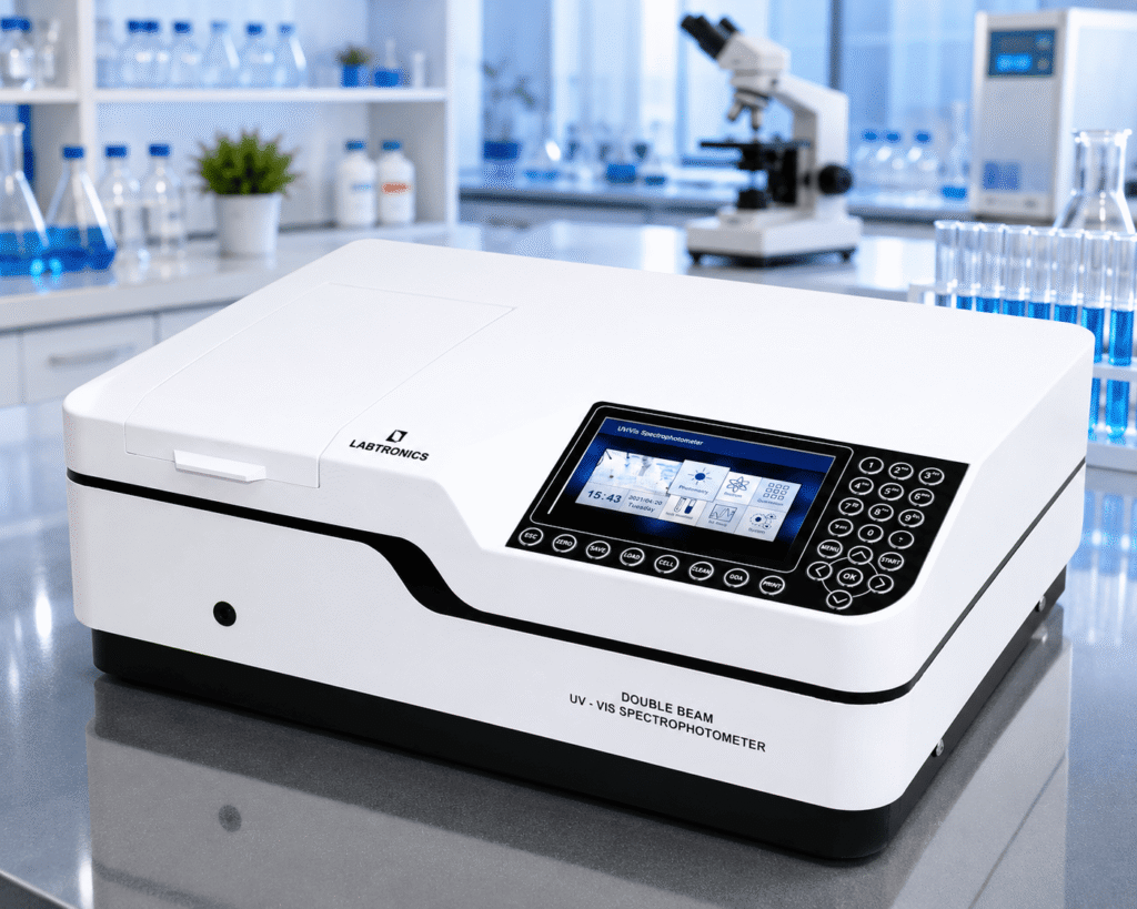 Double Beam UV-VIS Spectrophotometer – (2 Cell Holder)
