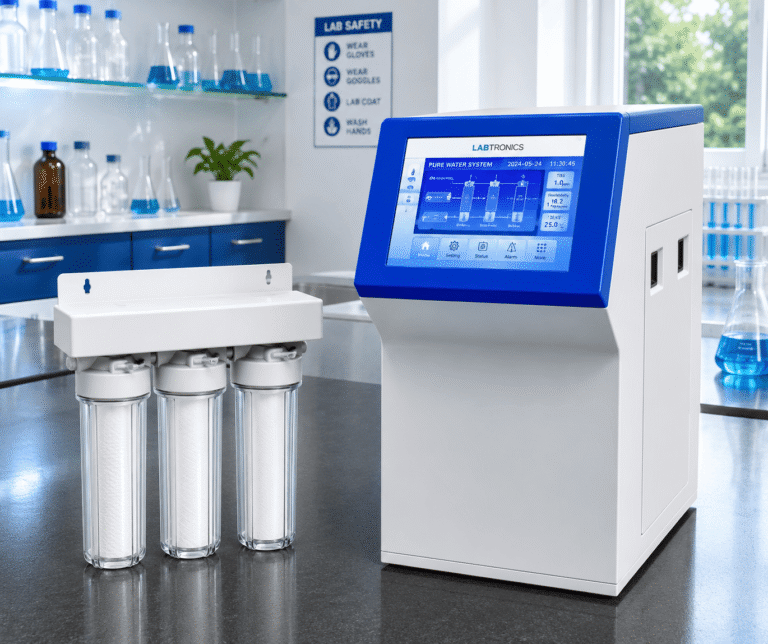 Touch Screen LAB-Q Smart – Ultra Pure Water Purification System (Produces Type-1, Type-2 & Type-3 Water)