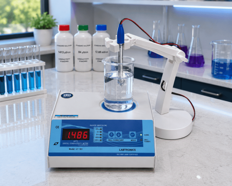 Auto Conductivity Meter (with inbuilt Stirrer)
