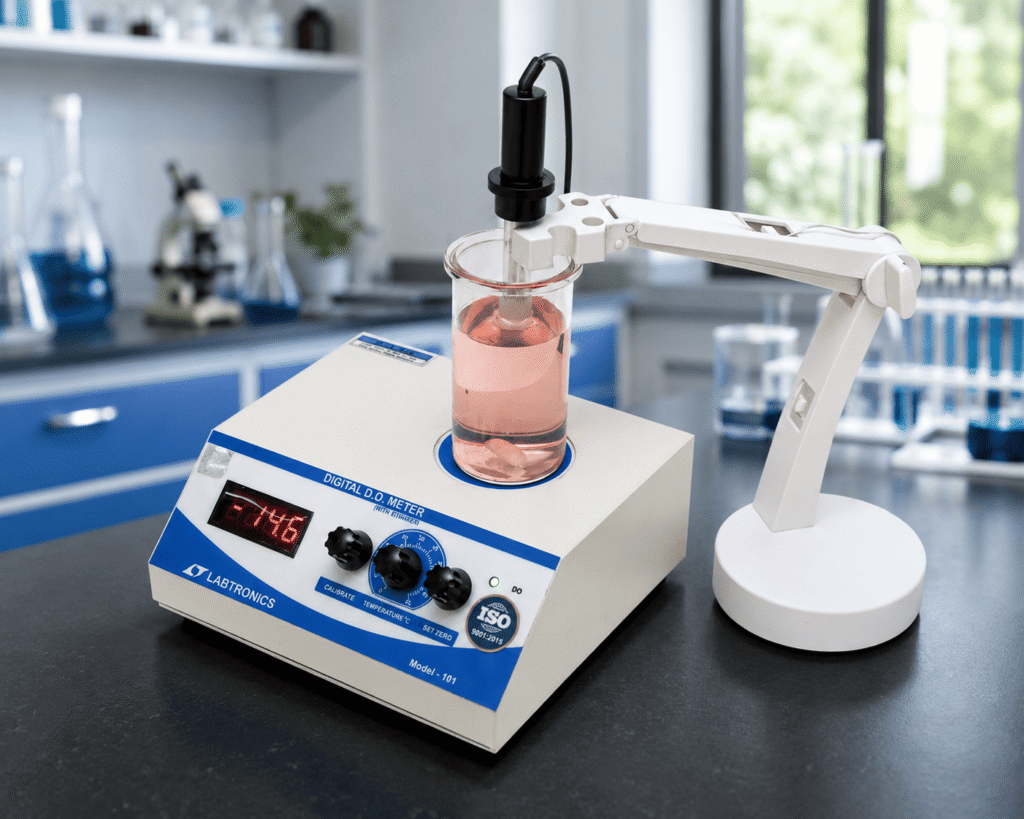 Dissolved Oxygen Meter (With inbuilt Stirrer)
