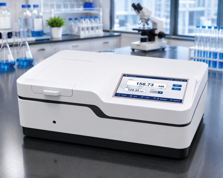 Double Beam Microprocessor UV-VIS Spectrophotometer – (Touch Screen)