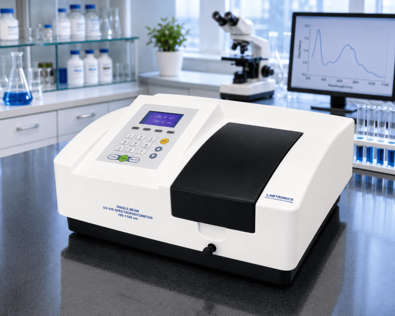 Single Beam Microprocessor UV-VIS Spectrophotometer (Advance Model)
