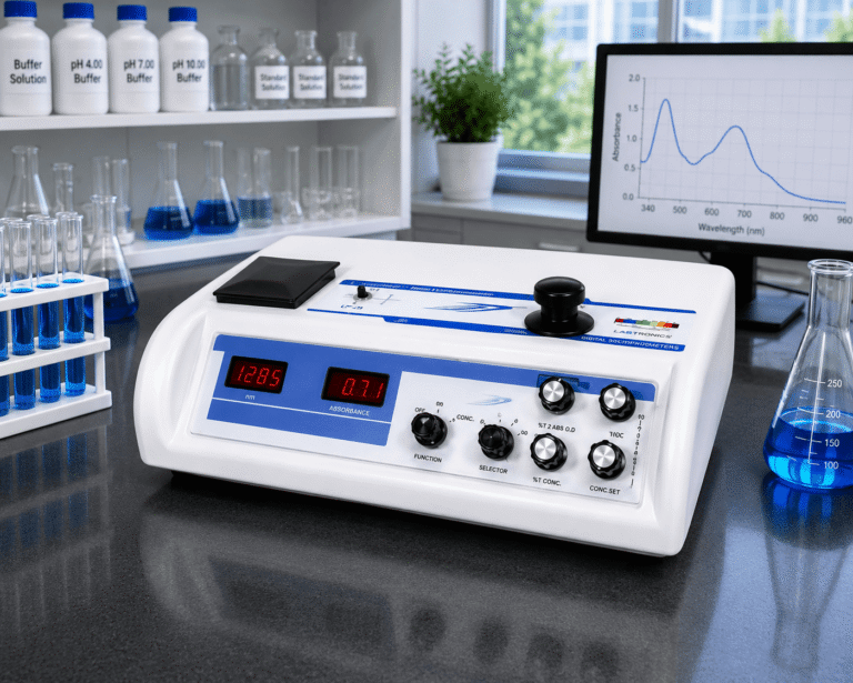 Digital Spectrophotometer (Double Display)