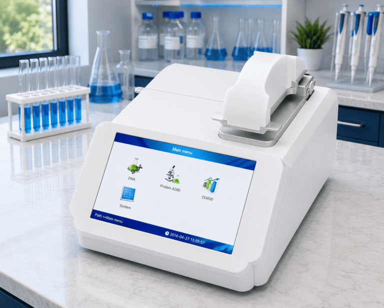 Touch Screen Bio Nano Spectrophotometer