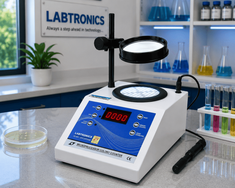 Microprocessor Colony Counter 3 digit LED display