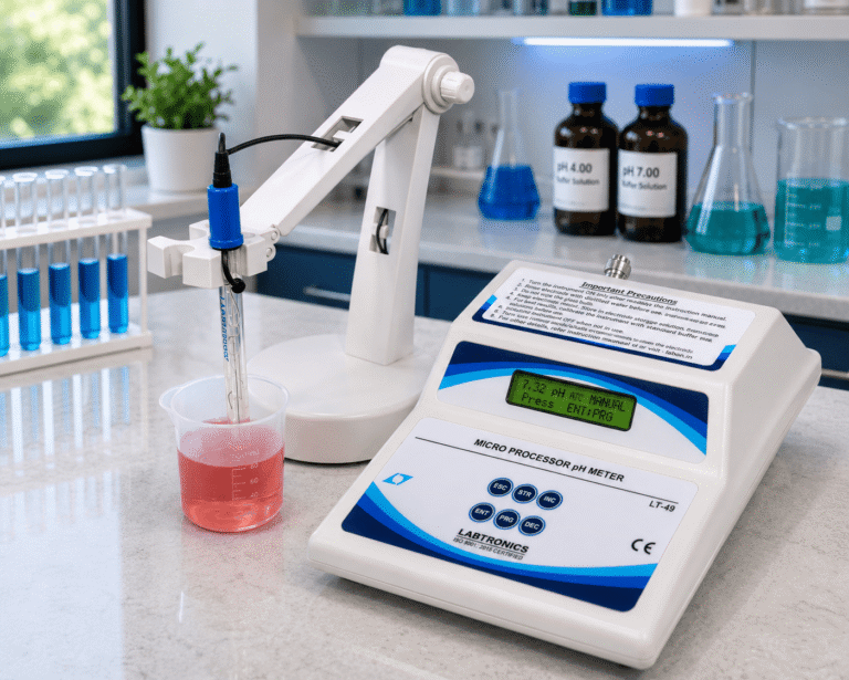 Microprocessor pH/ Temperature/mv Meter
