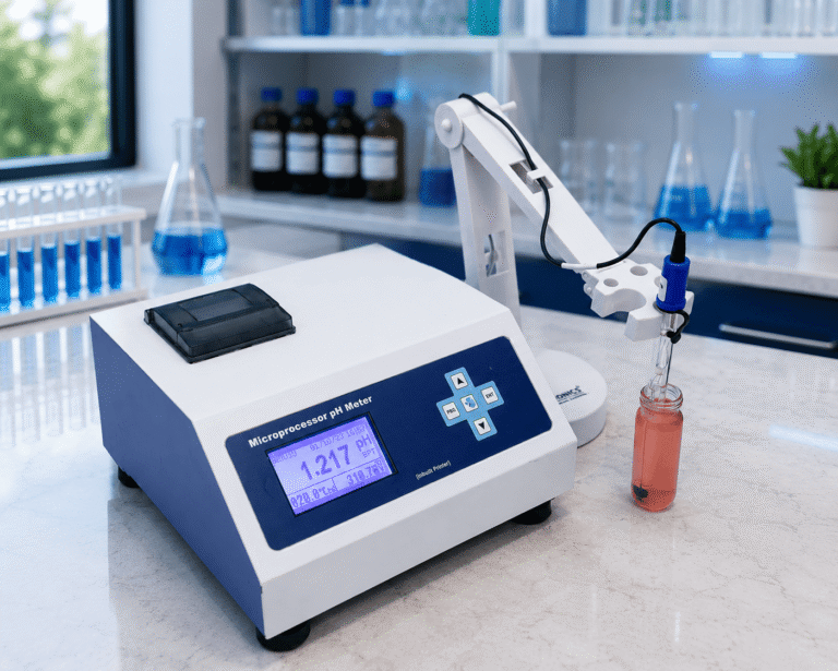 Microprocessor pH/Temperature/mv meter (Inbuilt Thermal Printer)