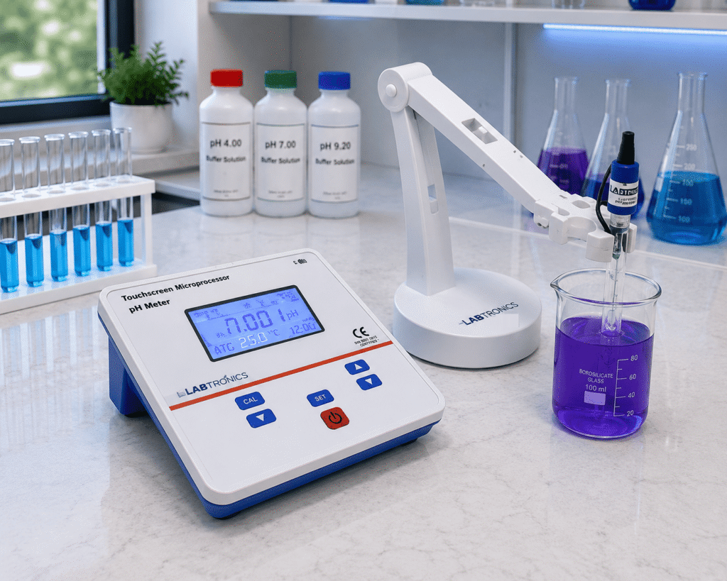 Microprocessor Conductivity/TDS/Salinity/Temp. Meter