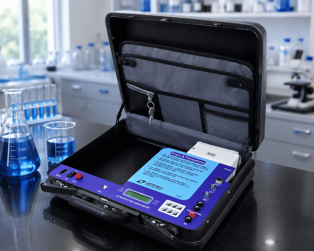 Microprocessor Water & Soil Analysis Kit (7 parameters)