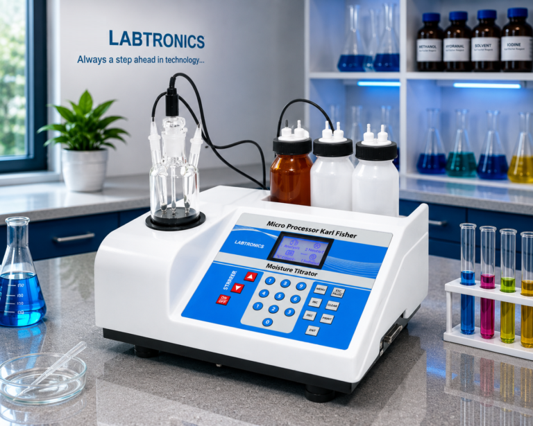 Microprocessor K.F Moisture Titrator (Graphical Display)