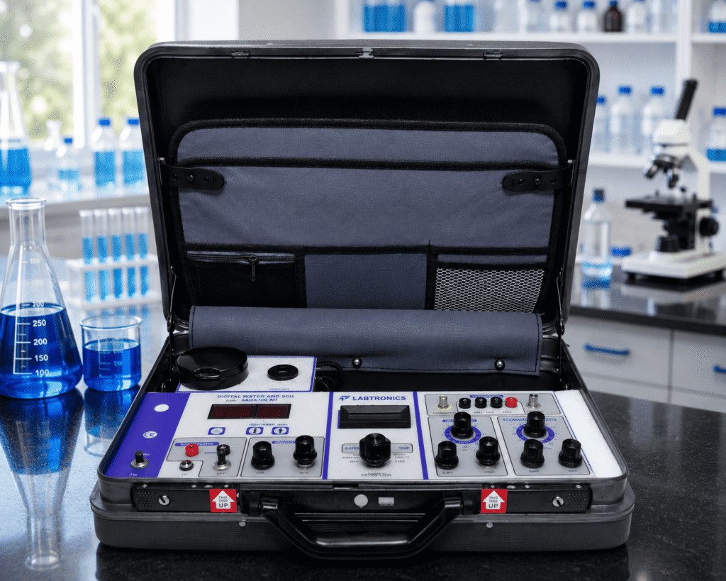 Digital Water & Soil Analysis Kit (8 parameters)