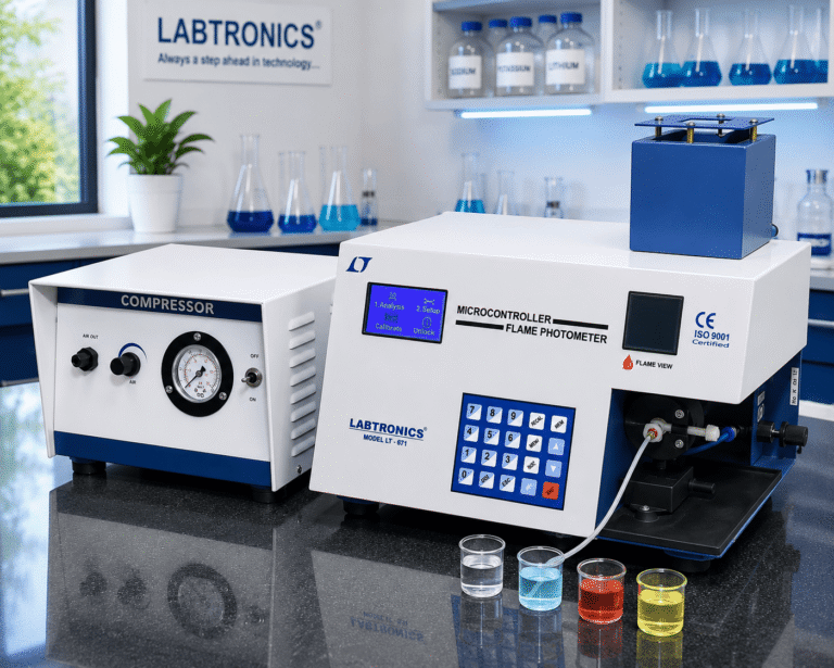 Microprocessor Flame Photometer (Graphical Display)