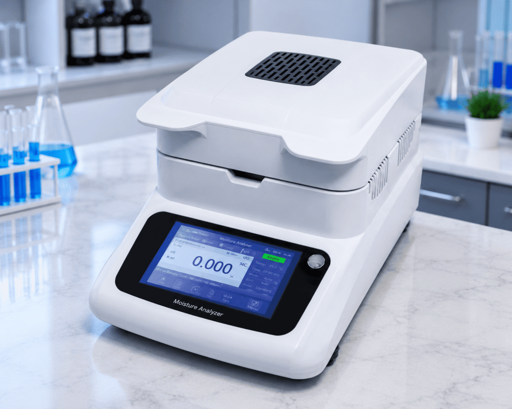 Touch Screen Digital Halogen Moisture Balance