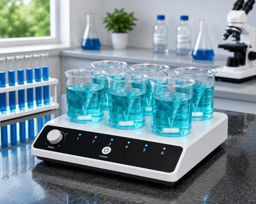 Multi Position Magnetic Stirrer (6 STIRRING POINTS)