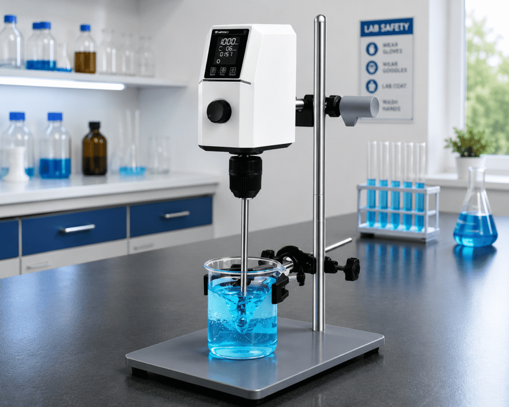 Digital Over Head Stirrer (CAPACITY 20 LITRES)